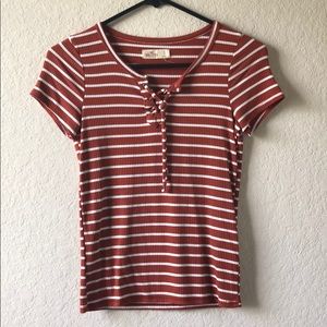 Striped Hollister tee